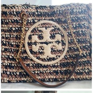 Tory Burch Raffia Tote